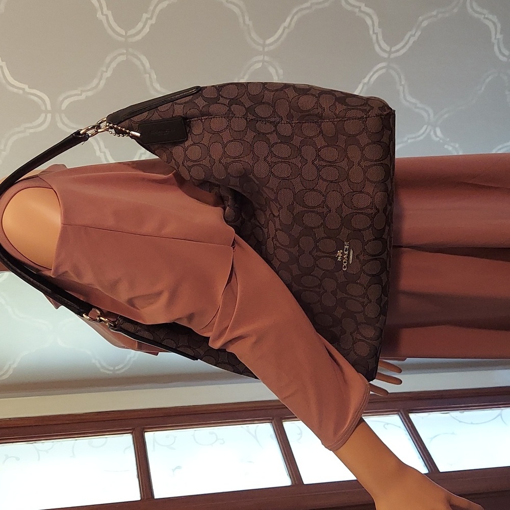 COACH canvas black/gray